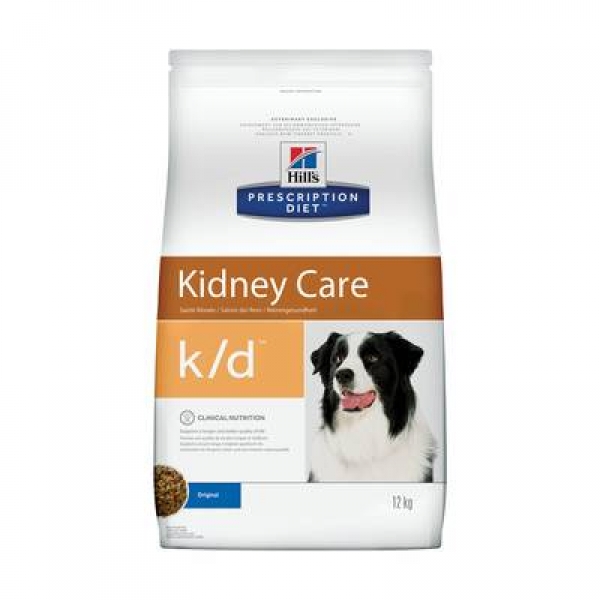 Hill's Prescription Diet k/d Kidney Care сухой диетический корм для собак при профилактике заболеваний почек
