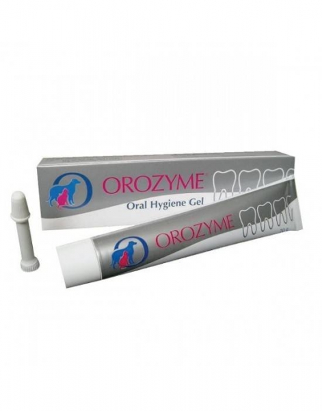 OROZYME (ОРОЗИМ) гель предназначен для эффективного ухода за полостью рта питомцев различных видов. 