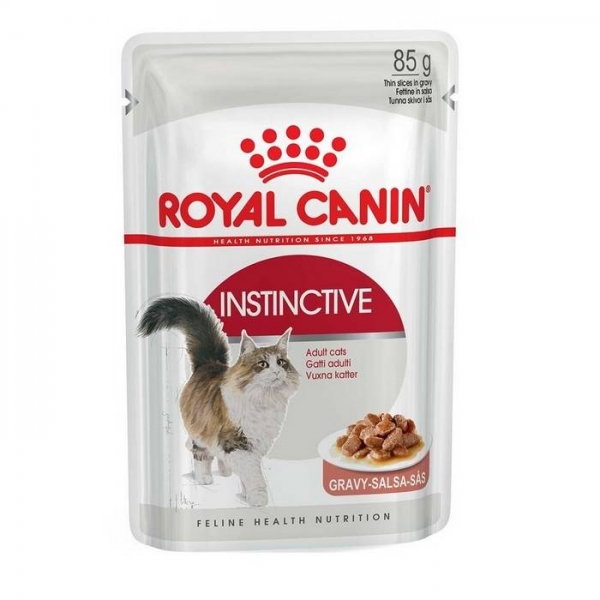 Royal Canin кусочки в соусе для кошек 1-10 лет, Instinctive