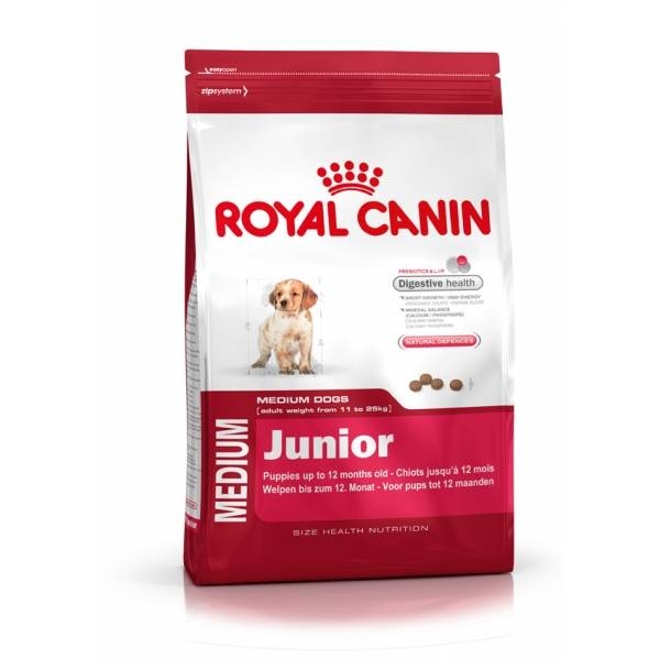 ROYAL CANIN Сухой корм для щенков средних пород до 12 месяцев MEDIUM Junior