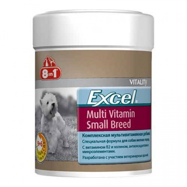 8 IN 1 Мультивитамины для собак мелких пород Excel Multi Vitamin Small Breed