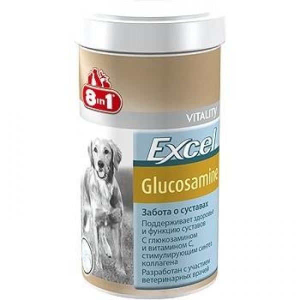 8 IN 1 Витамины для собак для здоровья суставов с глюкозамином Excel Glucosamine