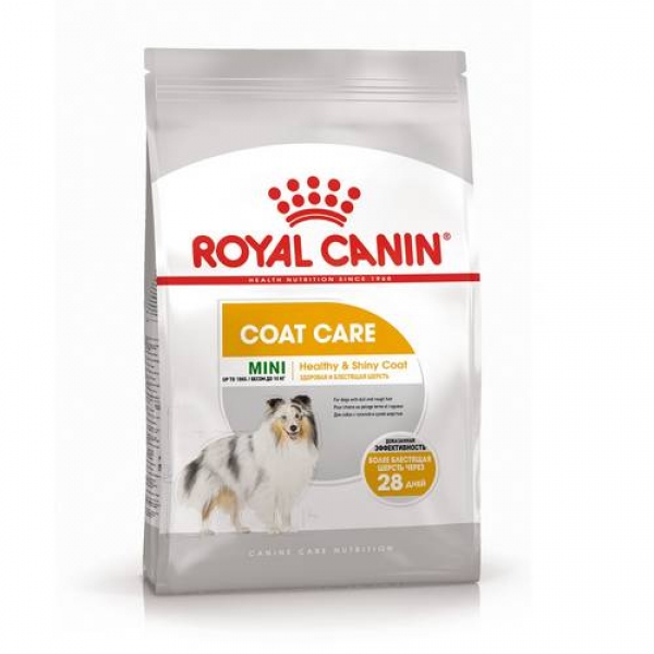 Royal Canin для собак малых пород с тусклой и сухой шерстью, Mini Coat Care