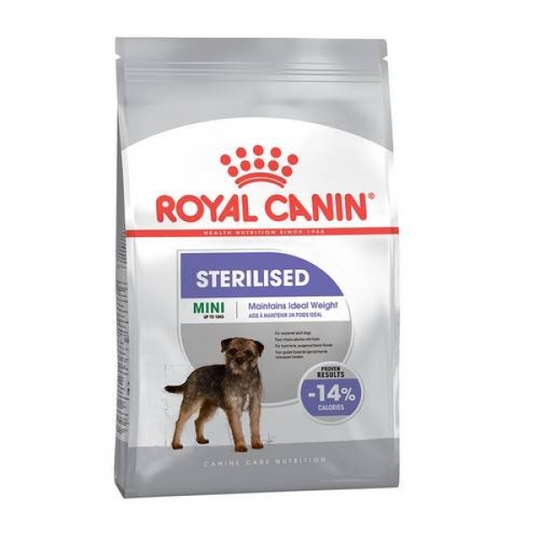 ROYAL CANIN MINI Sterilised сухой корм для кастрированных собак мелких пород.