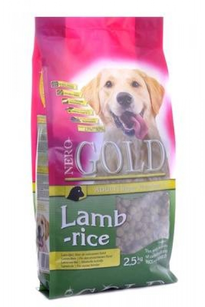 NERO GOLD super premium для взрослых собак с ягненком и рисом, Adult Lamb&Rice 23/10