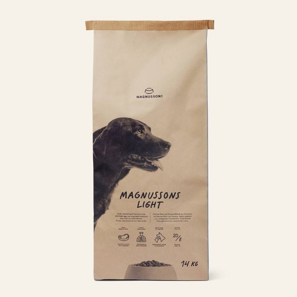 Magnussons Light/запечённый корм для собак с низкой активностью или склонных к полноте.