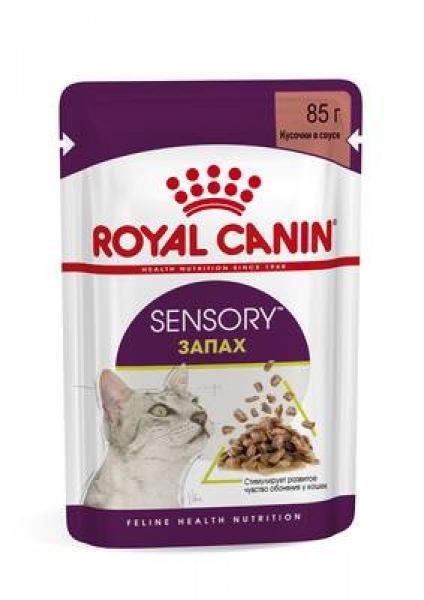 Royal Canin Sensory СОУС полнорационный корм для взрослых кошек (от 1 года до 7 лет), стимулирующий обонятельные рецепторы