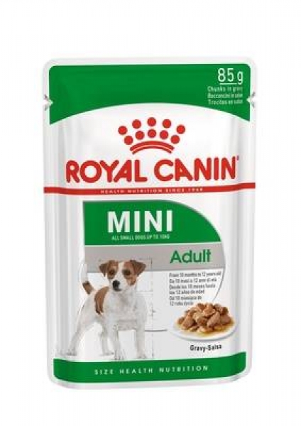 Royal Canin MINI ADULT кусочки в соусе для собак мелких пород