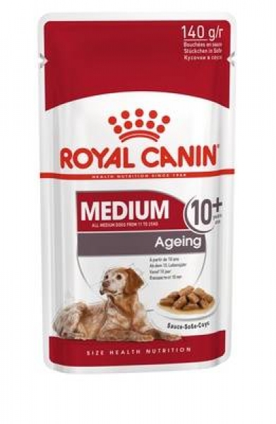 Royal Canin MEDIUM AGEING кусочки в соусе для пожилых собак средних пород старше 10 лет