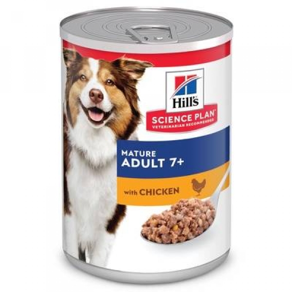 Hill's консервы для пожилых собак с курицей (Mature Adult)