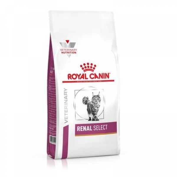 ROYAL CANIN Renal Select сухой корм для для кошек с пониженным аппетитом при хронической почечной недостаточности, крокета (подушечки с паштетом).