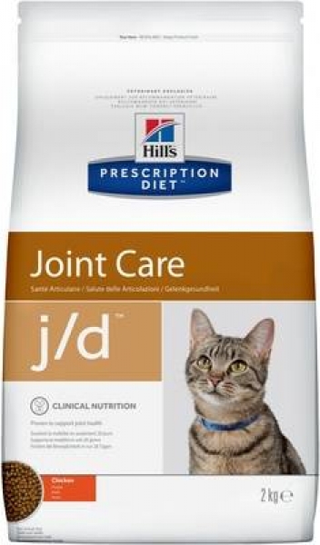 Hill's Prescription Diet j/d Joint Care сухой диетический, для кошек для поддержания здоровья и подвижности суставов, с курицей