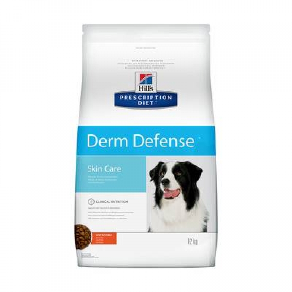 Hill's Prescription Diet Derm Defense Skin Care сухой диетический, для собак при аллергии, блошином и атопическом дерматите, с курицей 