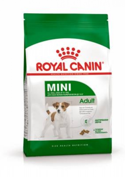 Royal Canin MINI ADULT сухой корм для взрослых собак малых пород: до 10 кг , в возрасте с 10 месяцев до 8 лет.