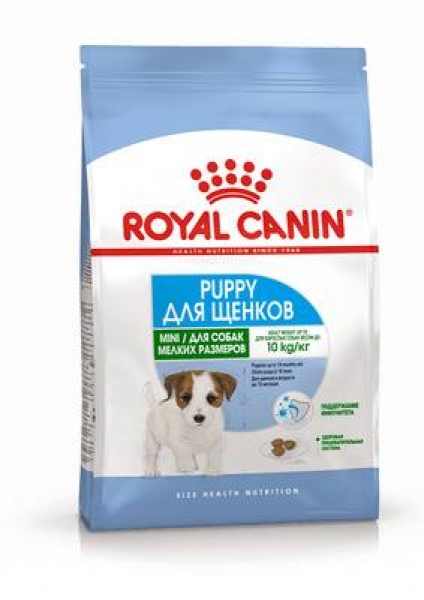 Royal Canin MINI PUPPY сухой корм для щенков малых пород: от 2 до 10 месяцев.