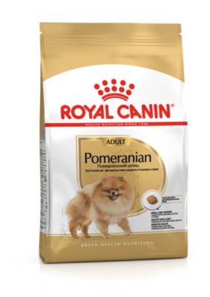 Royal Canin Pomeranian Adult сухой корм для взрослого померанского шпица от 8 месяцев и старше.