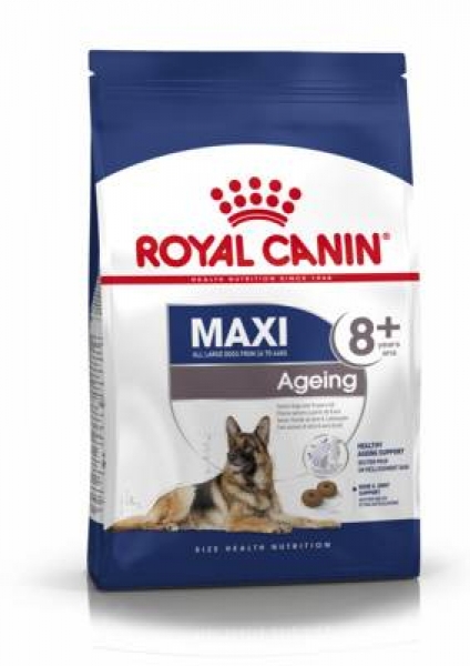 Royal Canin MAXI Ageing 8+ сухой корм для пожилых собак крупных пород старше 8 лет.