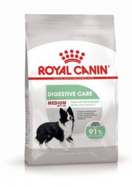 Royal Canin MEDIUM Digestive Care сухой корм для взрослых собак средних пород с чувствительным пищеварением.