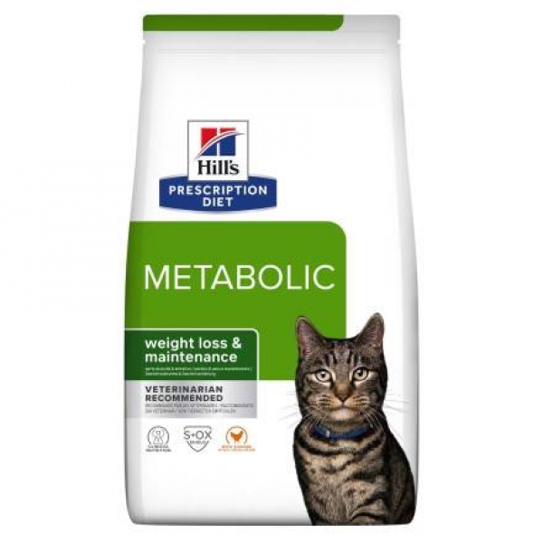 Hill's Prescription Diet Metabolic сухой корм для кошек для контроля веса с курицей