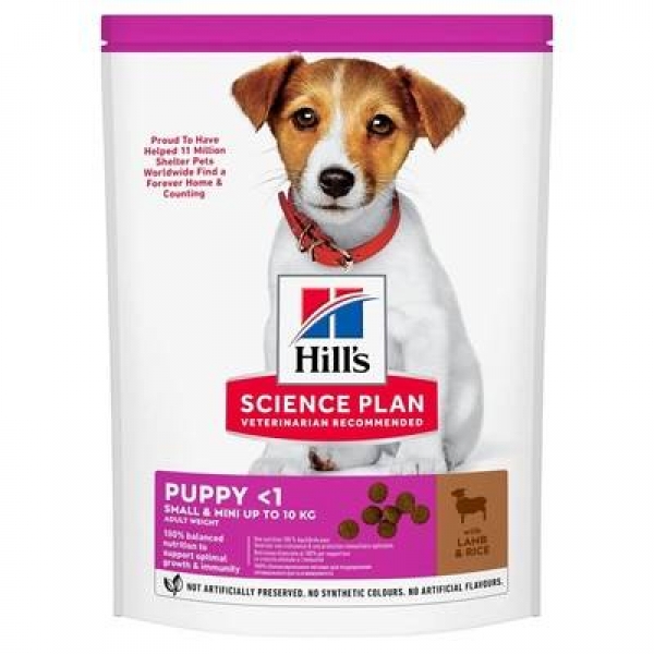 Hill's Science Plan сухой корм для щенков малых и миниатюрных пород с ягненком