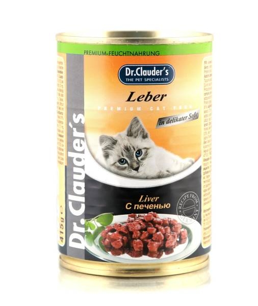 Dr.Clauder's консервы для кошек с печенью