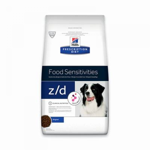 Hill's Prescription Diet z/d Food Sensitivities для собак при пищевой аллергии, диетический гипоаллергенный