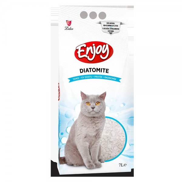 Enjoy впитывающий наполнитель для кошачьего туалета, эко, гипоаллергенный, без пыли, без запаха