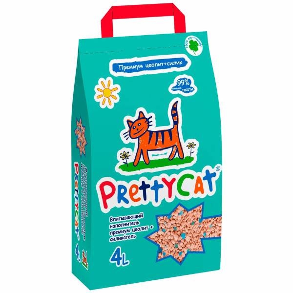 Pretty Cat Premium наполнитель впитывающий для кошачьих туалетов