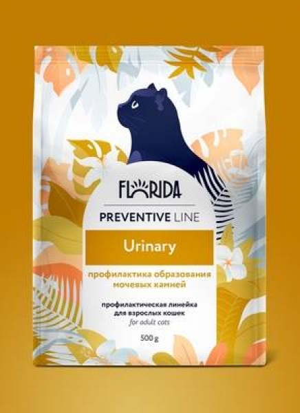 Florida Preventive Line Urinary сухой корм для кошек  Профилактика образования мочевых камней