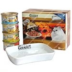 GOURMET ГОЛД / 4 вкуса + тарелка в подарок / консервы для кошек