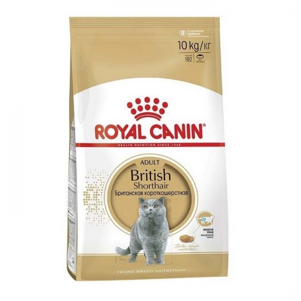 ROYAL CANIN Сухой корм для кошек породы британская короткошерстная British Shorthair Adult