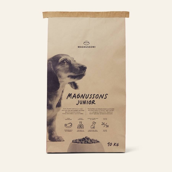 Magnussons Junior/запечённый корм для щенков и кормящих сук.